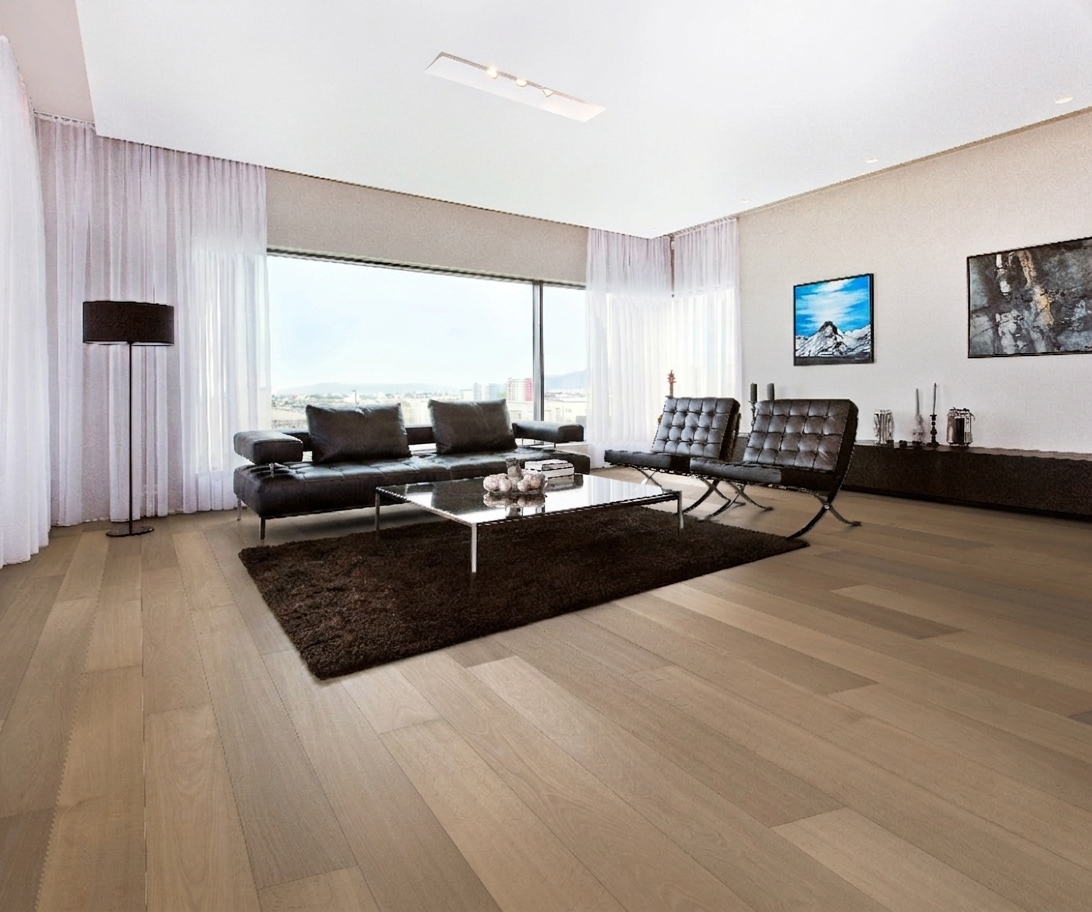 Engineered wood flooring installation in Houston by J&L Luxury Flooring Houston
