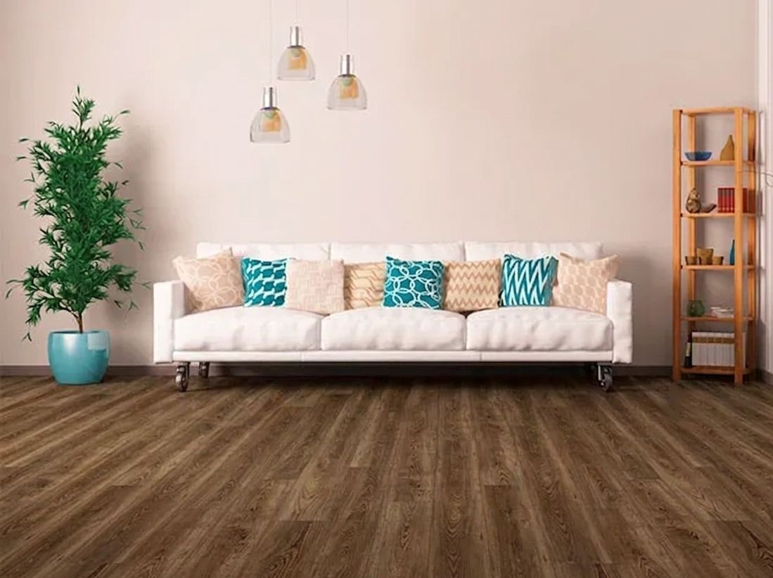 Vinyl flooring installed throughout a Houston home by J&L Luxury Flooring